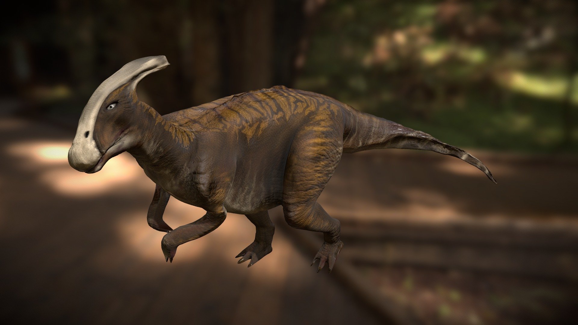 Parasaurolophus - Dinosaur Project - 3D Model By Phuc Pham ...