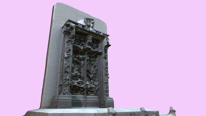 Auguste Rodin / The Gates of Hell @Ueno 3D Model