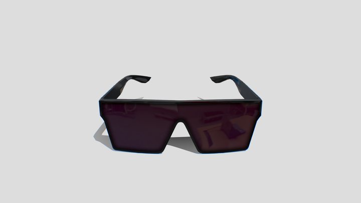 Game Ready Sun Glasses High Poly 3D Model