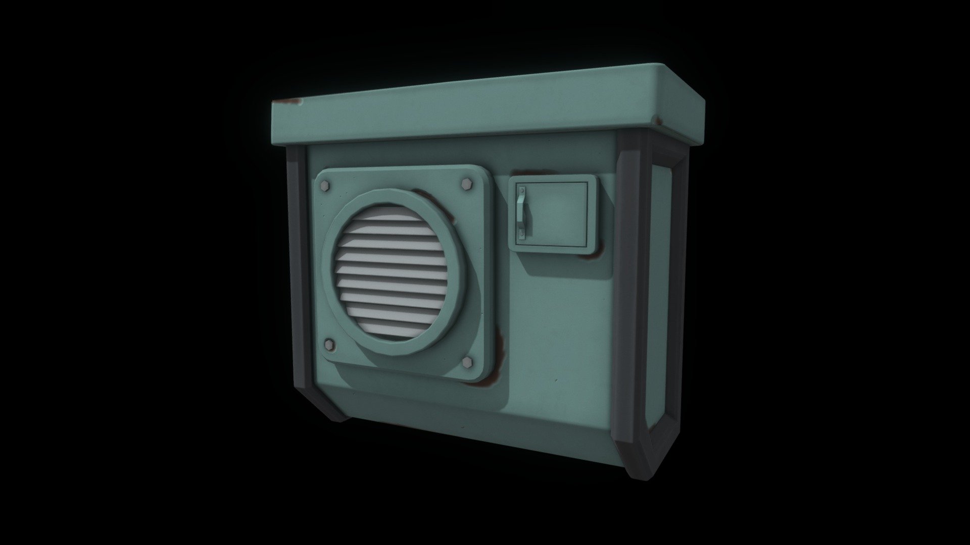 Rusty Vent — Sketchfab embed 3D viewer