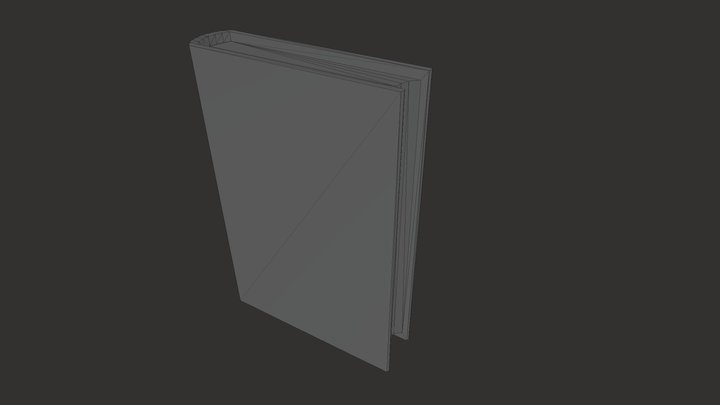 Book 3D Model