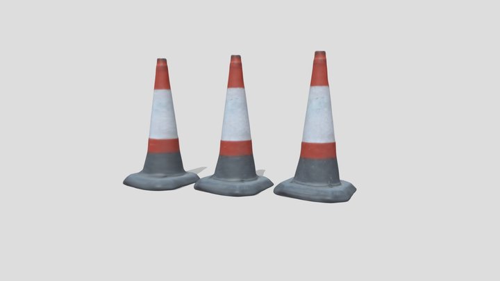 Traffic Cone Remake 3D Model