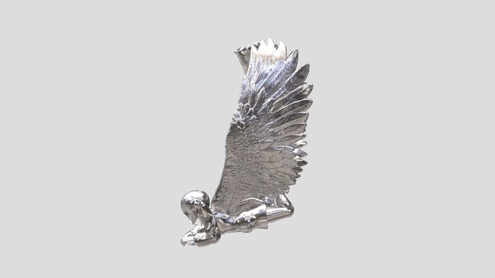 Fallen Angel Earcuff 3D Model