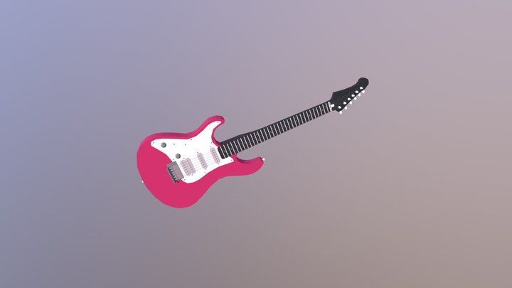 Electric Guitar 3D Model