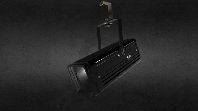 Stage Light Zoom Spot 3D Model