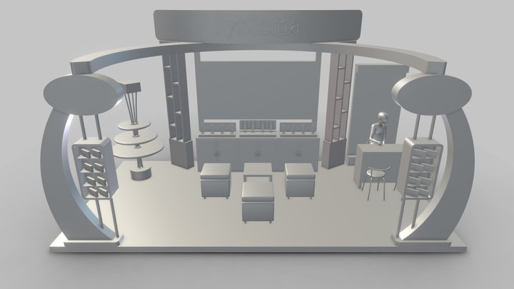 Exhibition Stand (systema) 3D Model