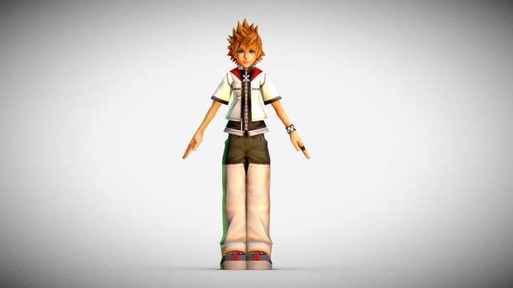 Roxas (High Poly) – Modello 3D gratuito STL