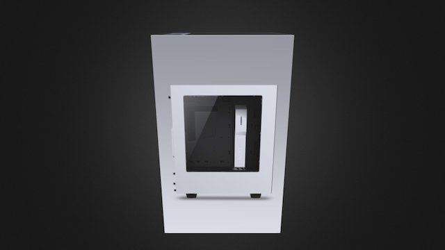 NZXT PC Case Conceptual box design 3D Model