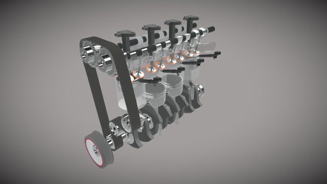 Engine 3D Model