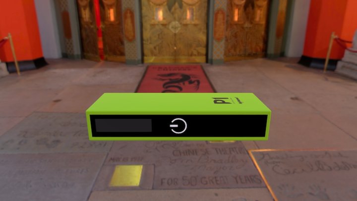 激光尺 3D Model