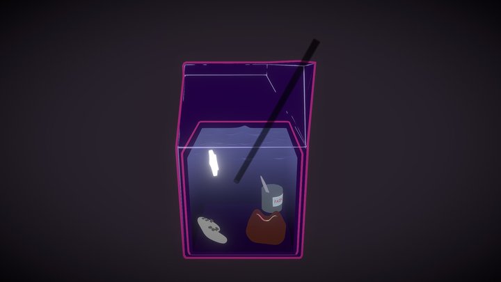 Milk_box 3D Model