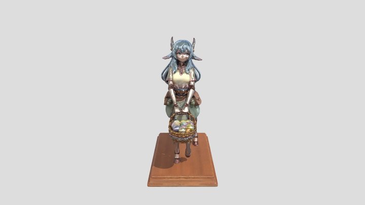 Pastel Easter Centaur 3D Model