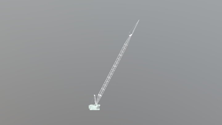 Manitowoc 999 Crane 3D Model