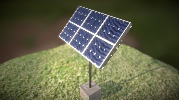 Solpanel Animation 3D Model