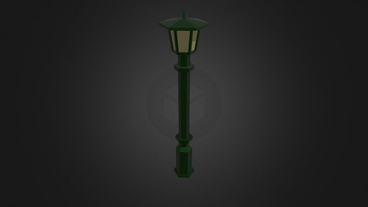 Vintage street light 3D Model