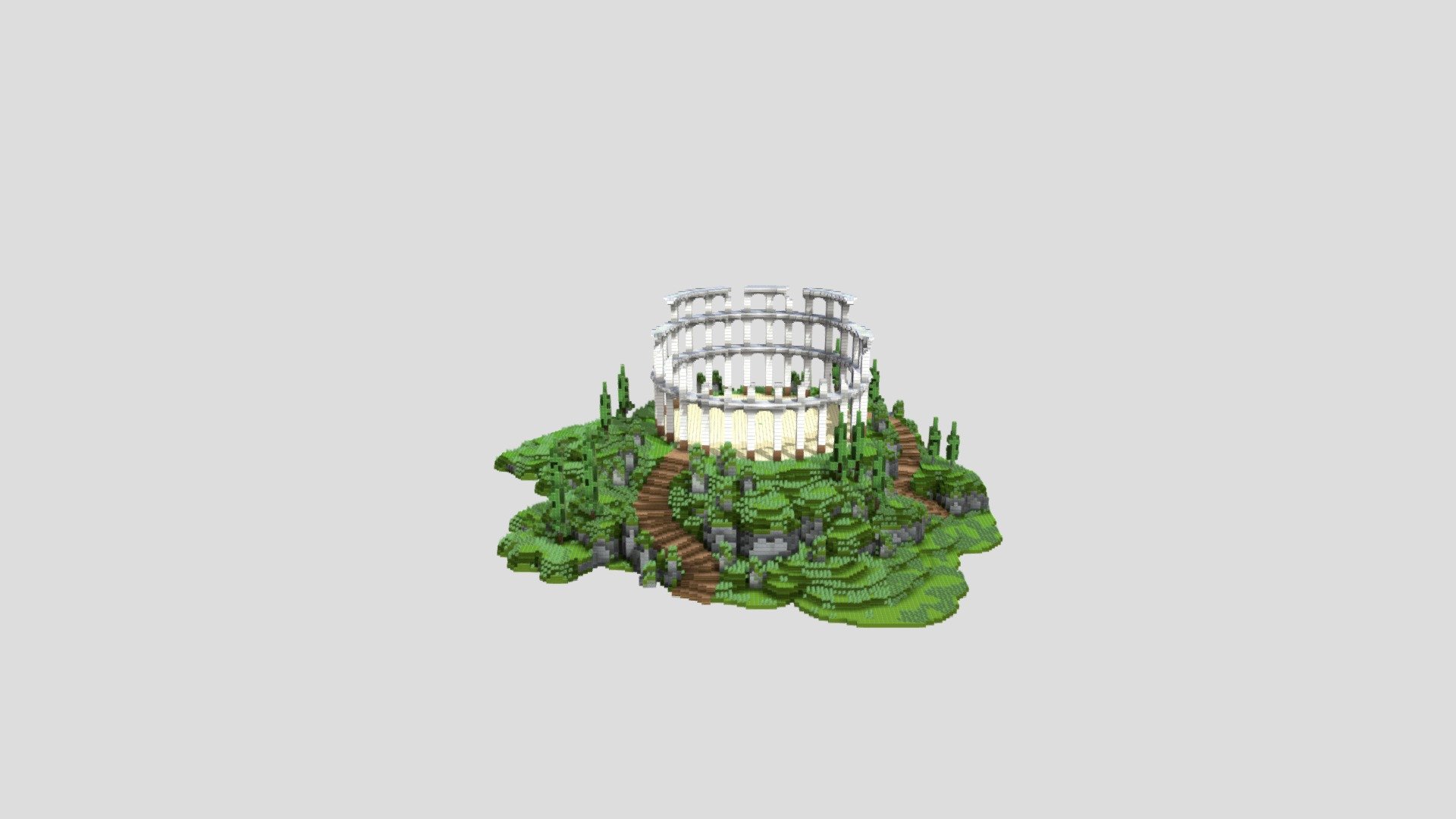 Coliseum Greek Event - 3D model by Minehub Creations (@MinehubCreations ...