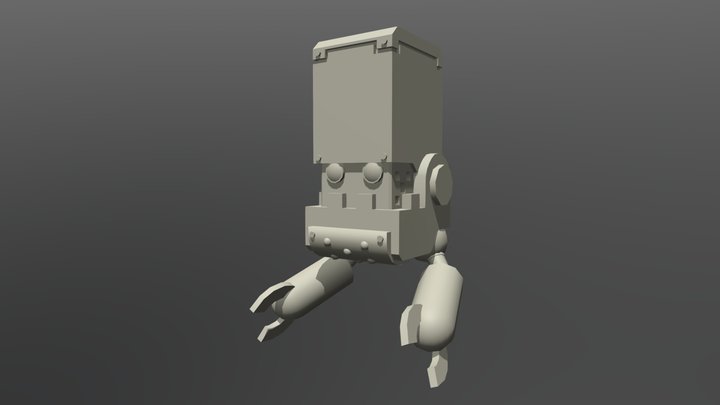 Robot - Finished 3D Model