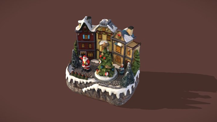 Christmas diorama decoration