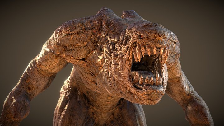 Bulletstorm - Hekaton Beast (Correct Normals) 3D Model