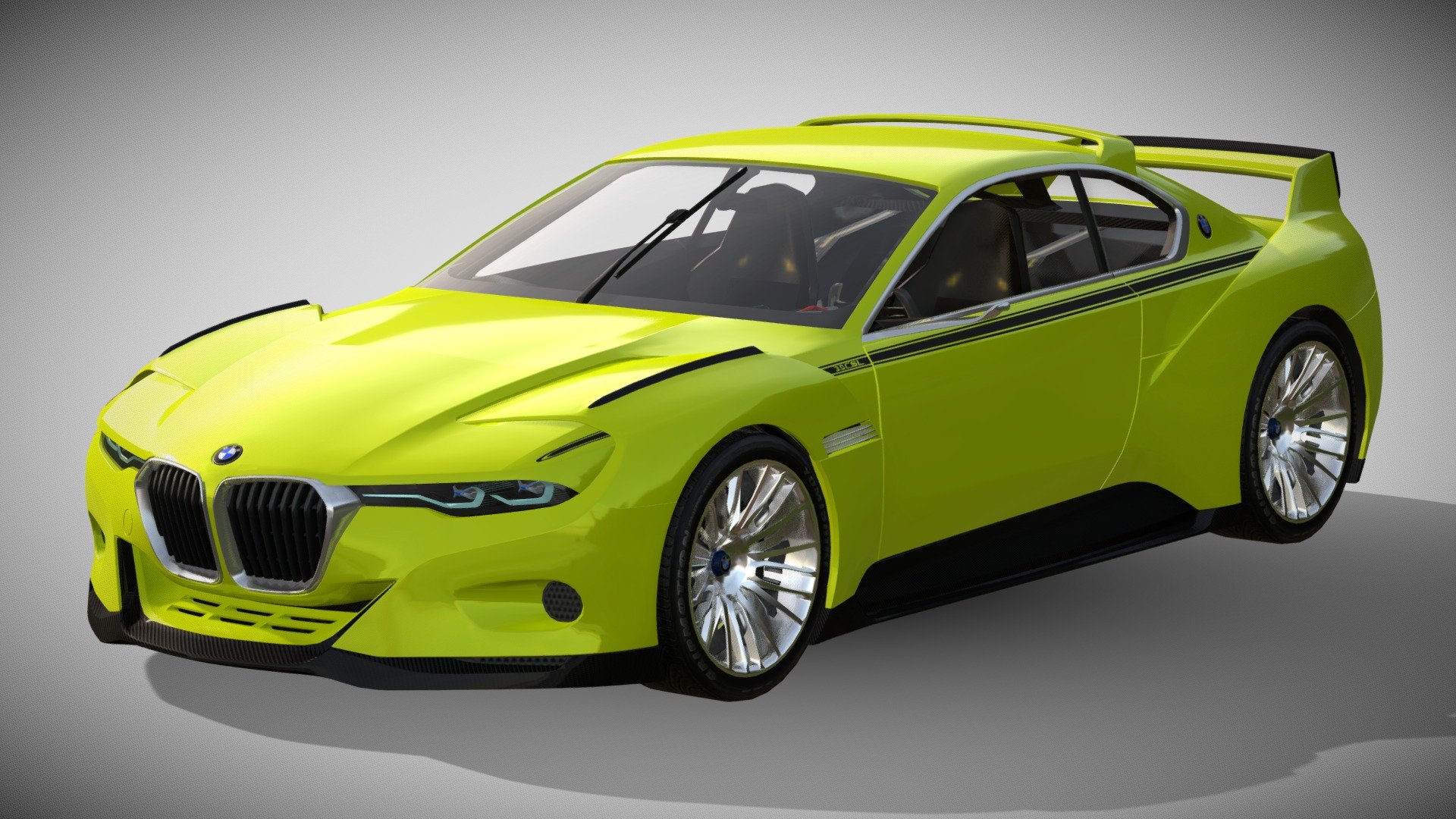 2015 BMW 3.0 CSL Hommage Concept - Download Free 3D model by Ddiaz Design  (@ddiaz-design) [8d5669d]