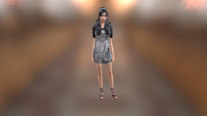 Ljlm02lcu9kw- Girl 3D Model