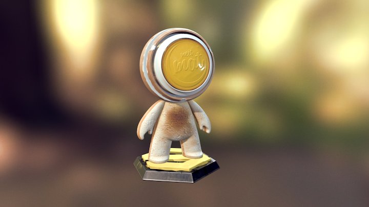 Meet Mat - Egg and Toast 3D Model