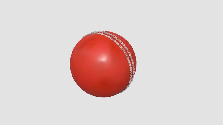 Free 3D Game Asset Cricket Ball PBR Texture