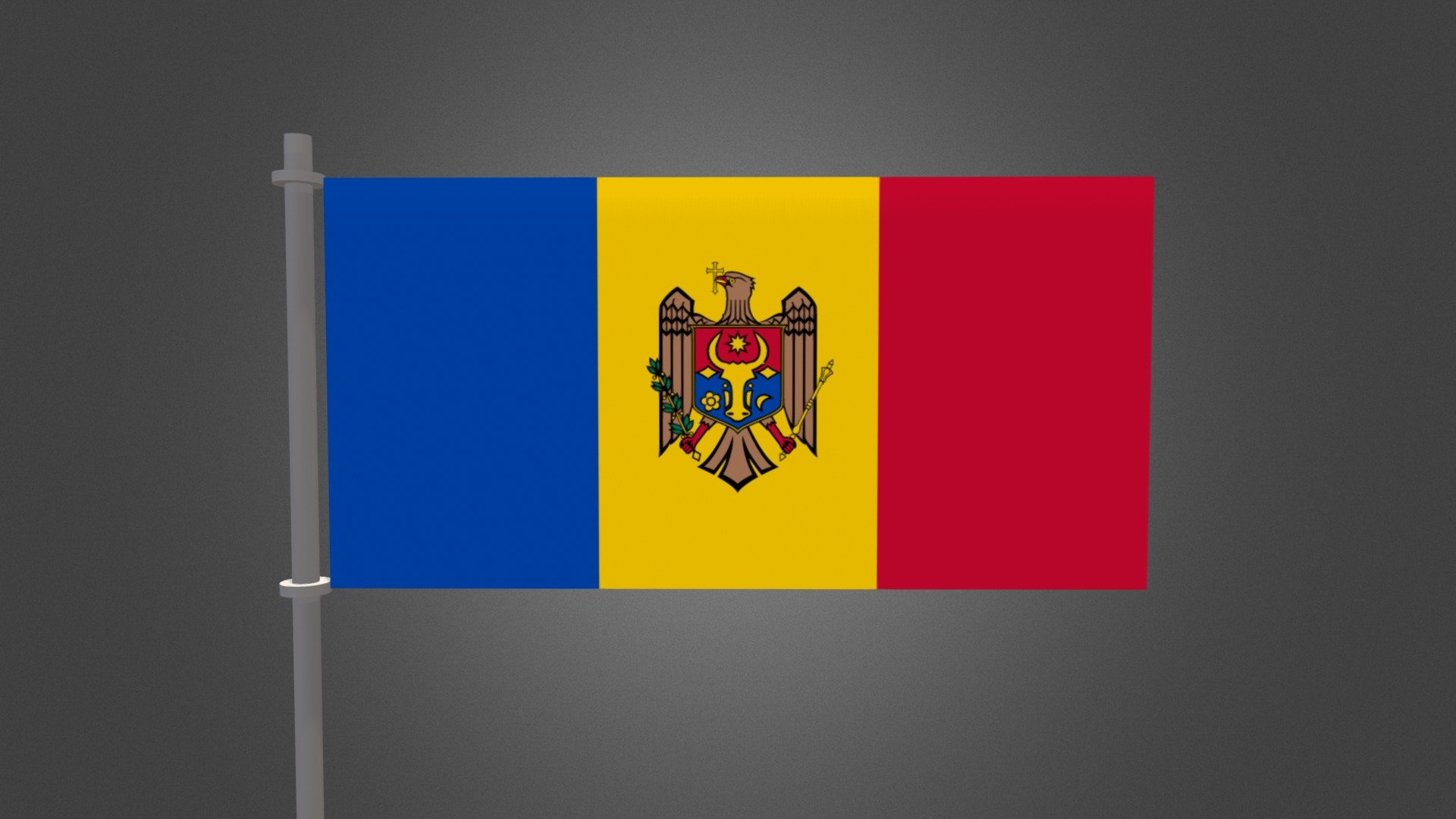 Flag Moldova Blender