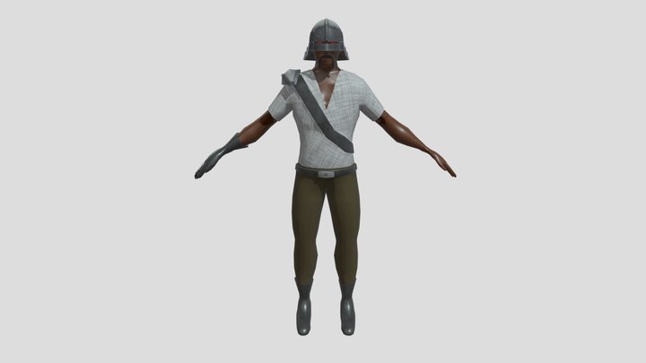 Player Character Animation 3D Model