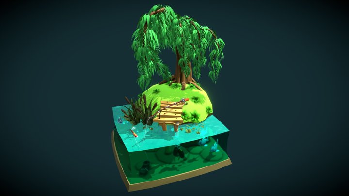 Fishing 3D Model