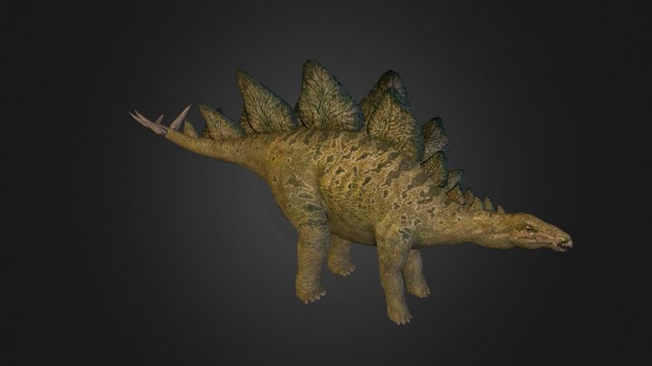 WWD Stegosaurus 3D Model