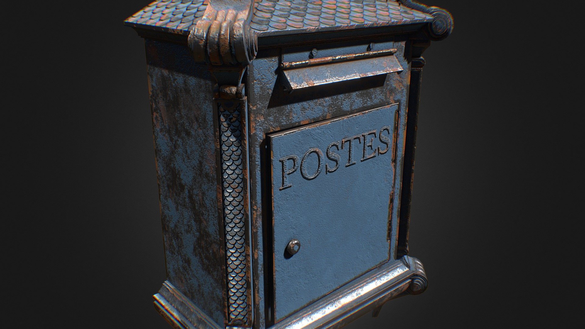 French MailBox - Buy Royalty Free 3D model by Michael Corinella ...