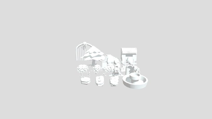 Modelados Tutorial y Nivel 1 3D Model