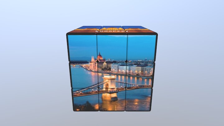 Budapest Cube A 3D Model