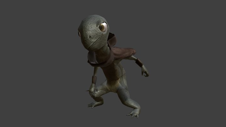 GECKO_POSED 3D Model