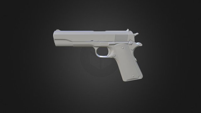 Pistol 3D Model
