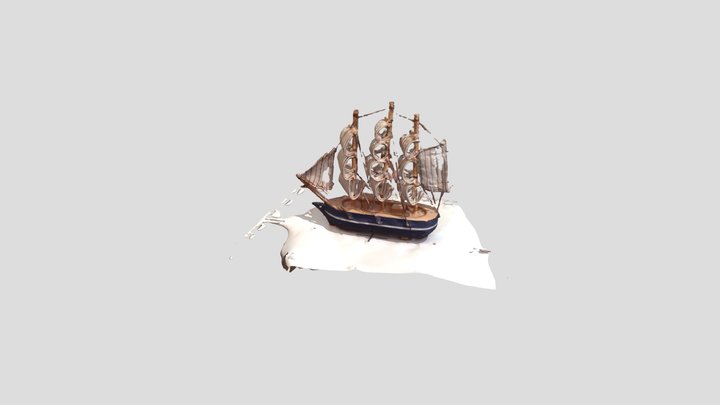 Naval Ship 3D Model