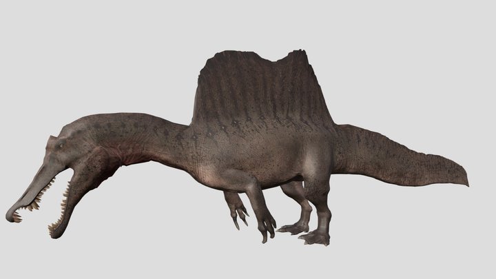The Isle Spinosaurus 2020 Fan Edit 3D Model