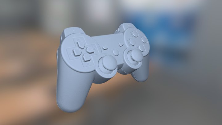 PS3 Controller Scan 3D Model