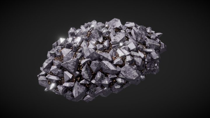 Krysztaly LP 3D Model