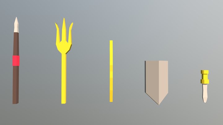 Burokratus 3D Models - Weapons 3D Model