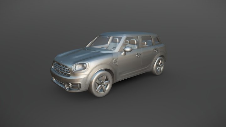 2017 Mini Countryman 3D Model