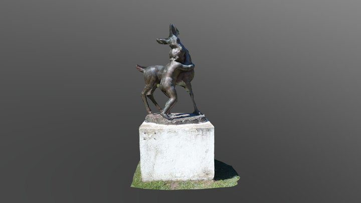 Escultura - Sculpture - Caldas da Rainha 3D Model