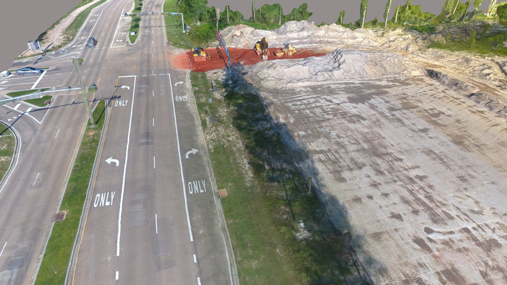 Brewster Road - Covington, LA; Site Prep