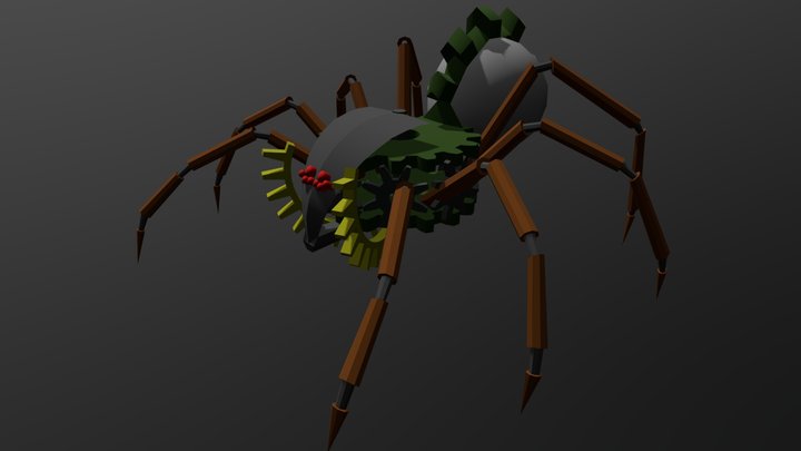Mechanic Spider 3D Model