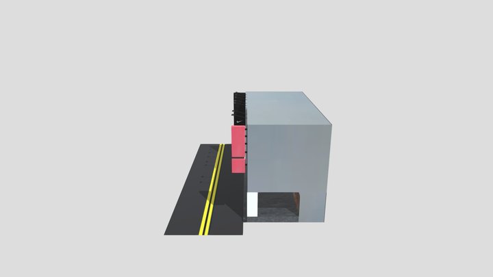 114-1-3D-3B213153-商店街 3D Model