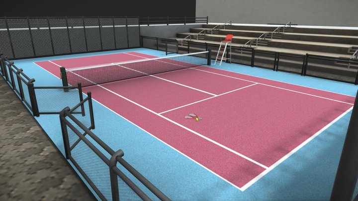 TennisGameAssets 3D Model