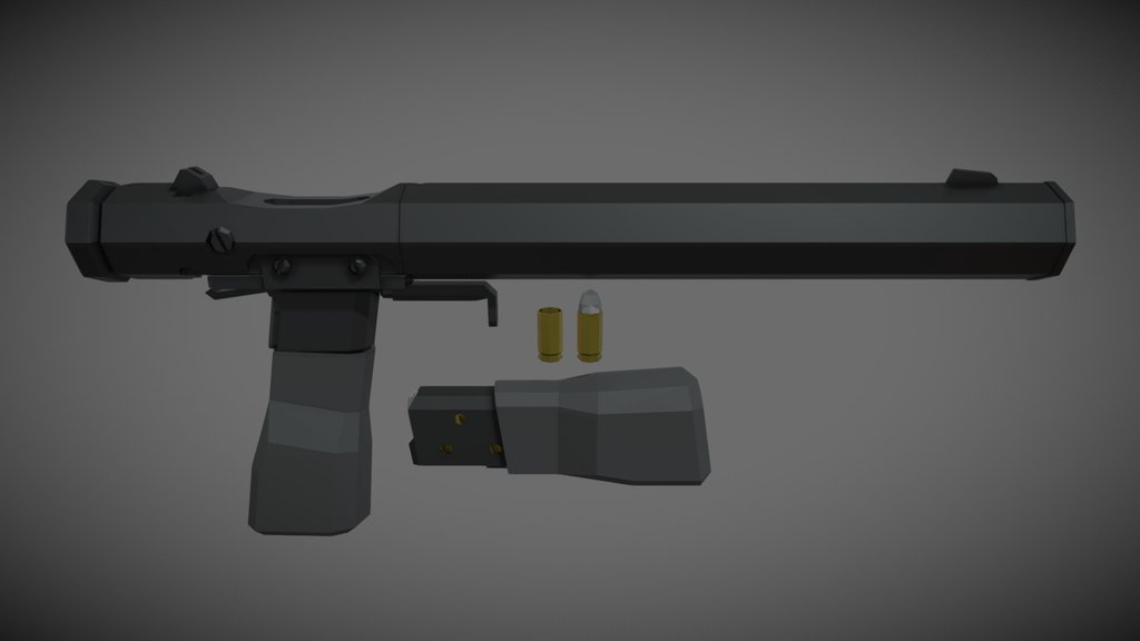 low-poly Welrod