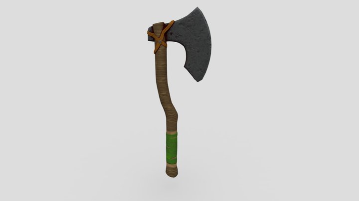Stylised Axe 3D Model
