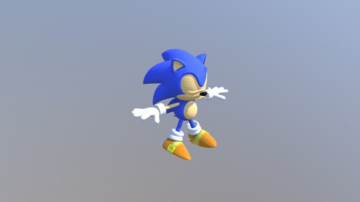classic_sonic_sonic_the_hedgehog 3D Model